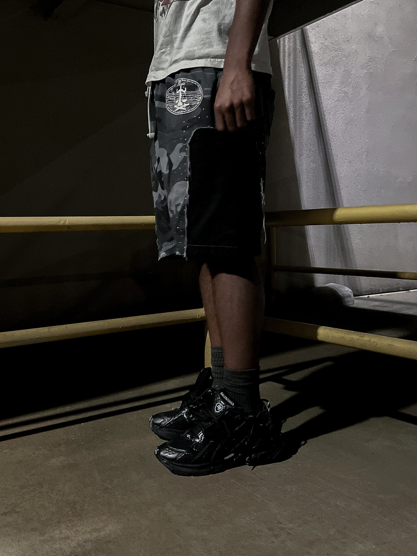 CAMOUFLAGED ‘STARGAZED’ SHORTS