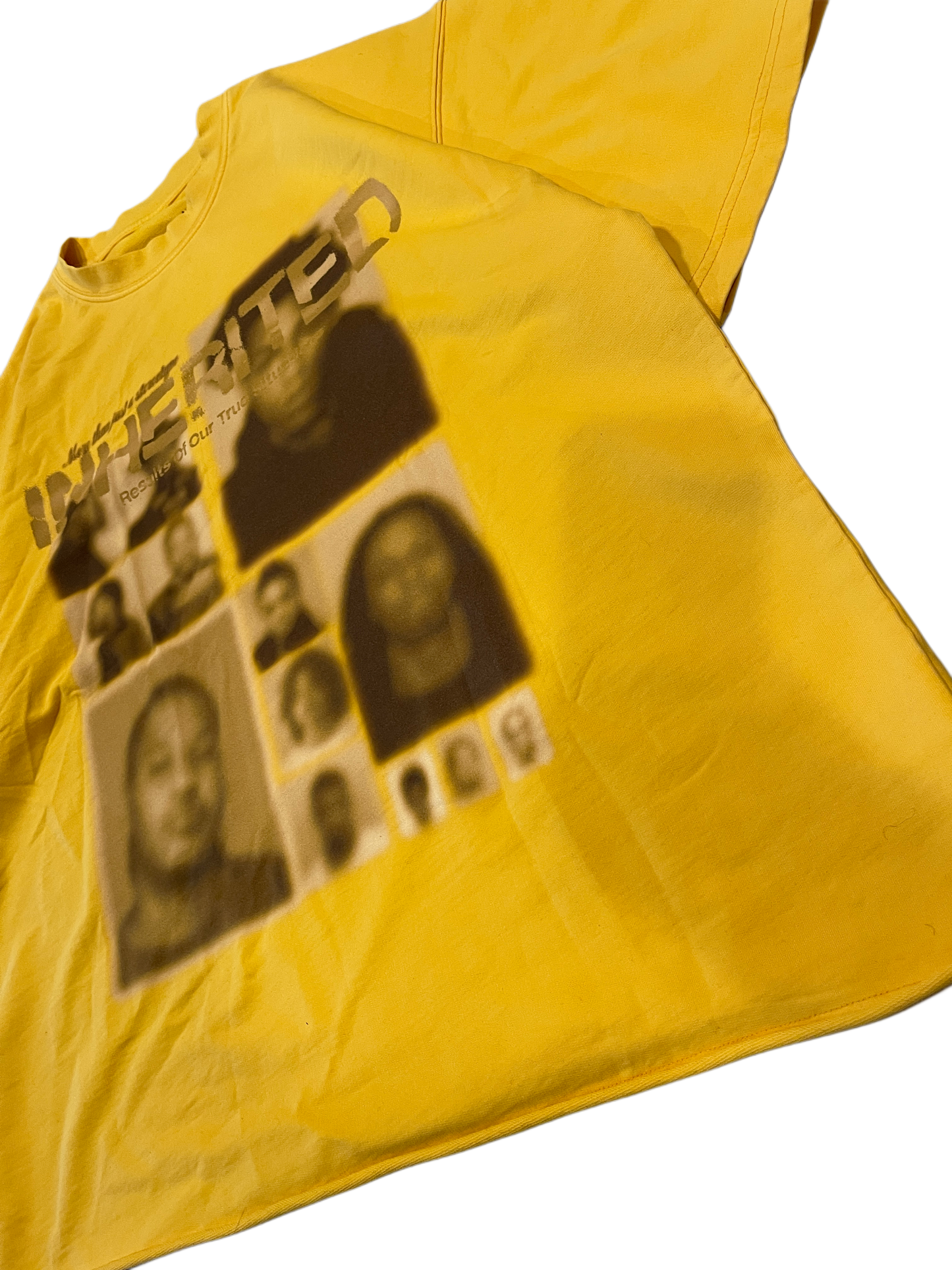 VINTAGE YELLOW ‘MUGSHOT’ TEE