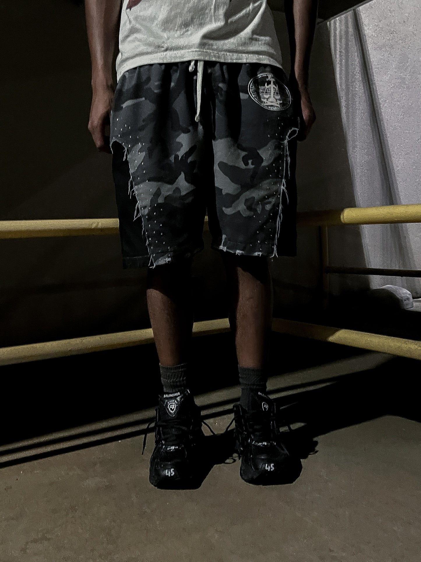 CAMOUFLAGED ‘STARGAZED’ SHORTS